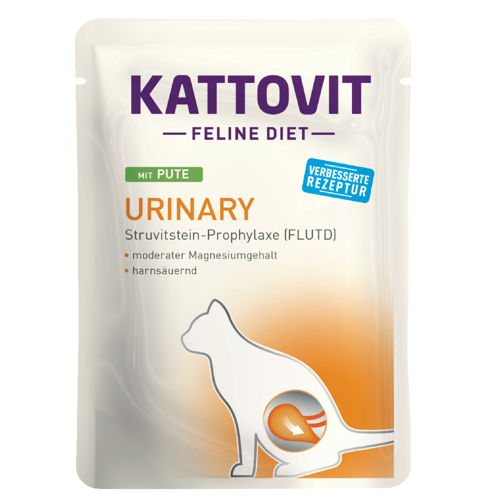 foto del prodotto kattovit urinary buste 85 g alimento umido per gatti 6 x 85 g tacchino