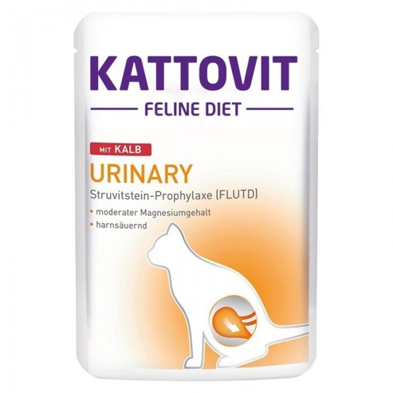 foto del prodotto kattovit urinary vitello 85g per gatti