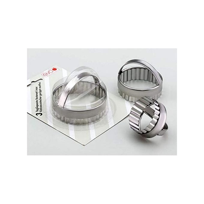 foto del prodotto kaufgut 041224 set 3 tagliapasta inox festonato 5 7 8cm eva