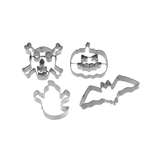 foto del prodotto kaufgut 045879 confezione 4 tagliabiscotti assortiti halloween