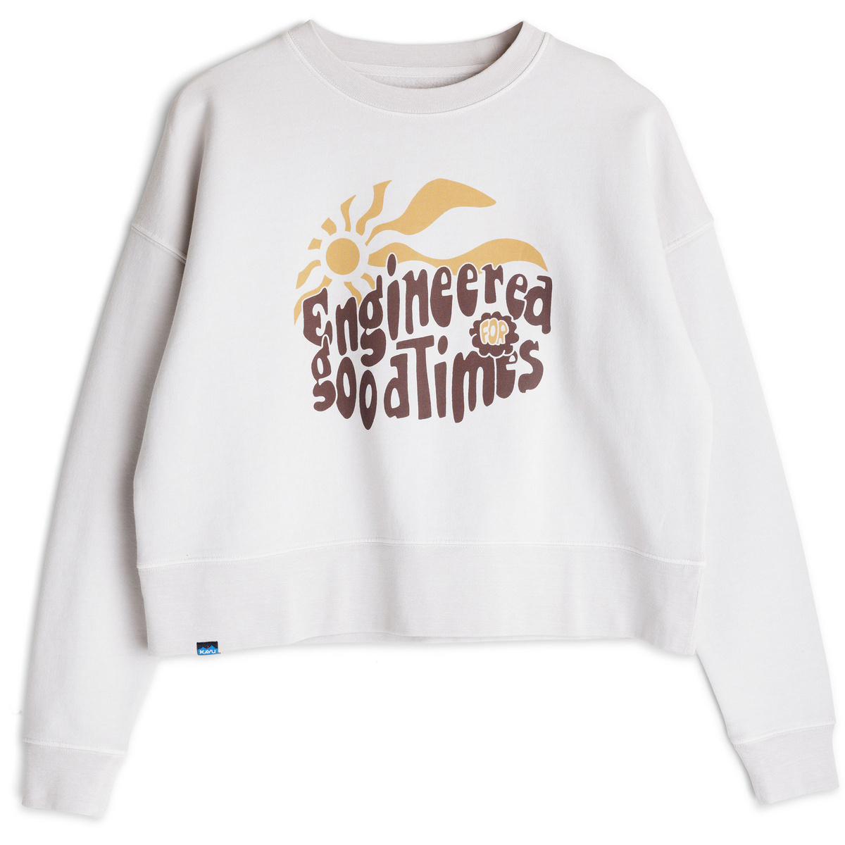 foto del prodotto kavu donna pullover crew crop