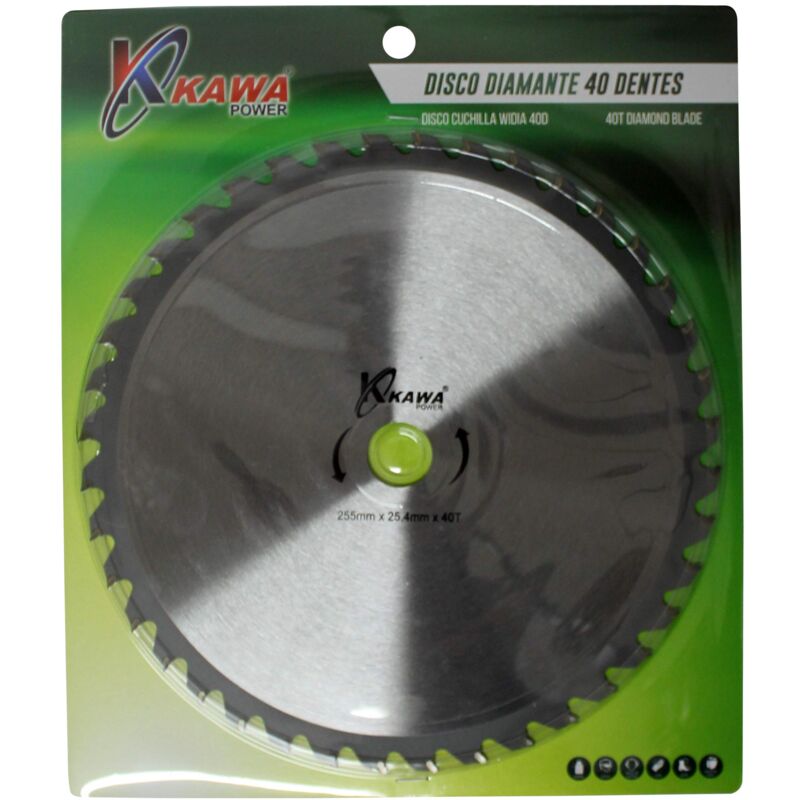 foto del prodotto kawapower disco lama widia con 40 punte per decespugliatore, string trimmer, funzionale