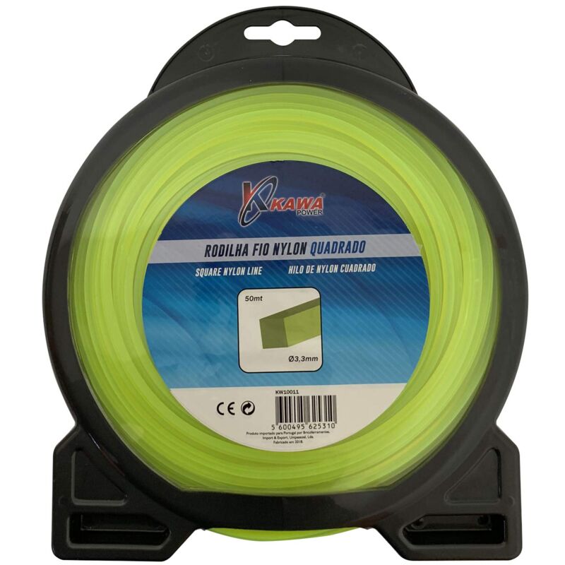 foto del prodotto kawapower filo di nylon per decespugliatori quadrato 3,3mm x 50mt bricoferr