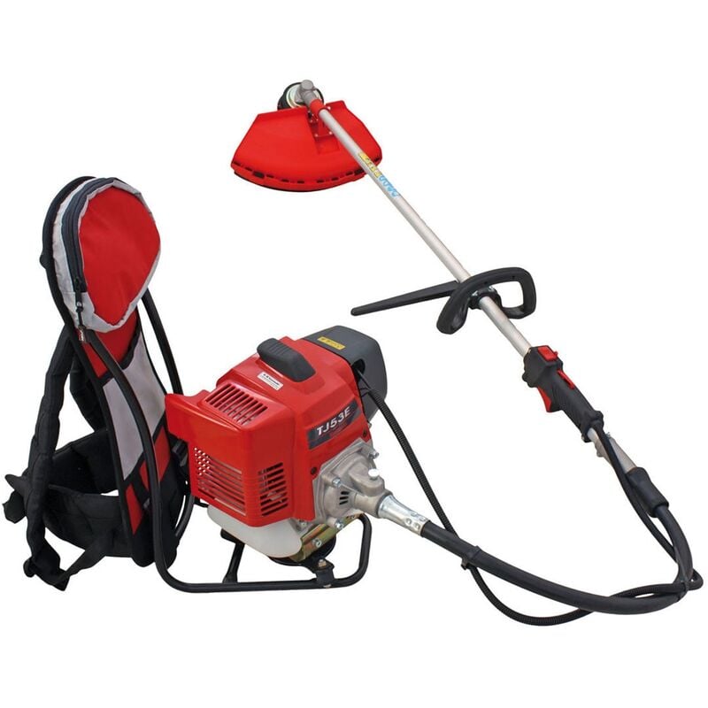 foto del prodotto kawasaki power tools decespugliatore a zaino attila atj 53 z motore kawasaki tj 53e 53.2 cc asta 26mm