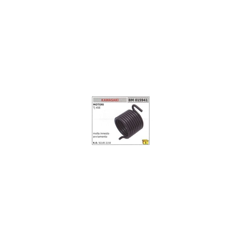 foto del prodotto kawasaki power tools molla innesto avviamento compatibile kawasaki motore decespugliatore tj 45e