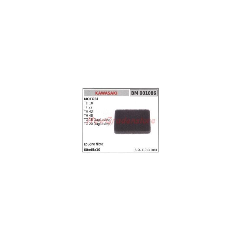 foto del prodotto kawasaki power tools spugna filtro aria kawasaki motore td 18 tf 22 th 43 th 48 tg 18 tagliasiepi 001086