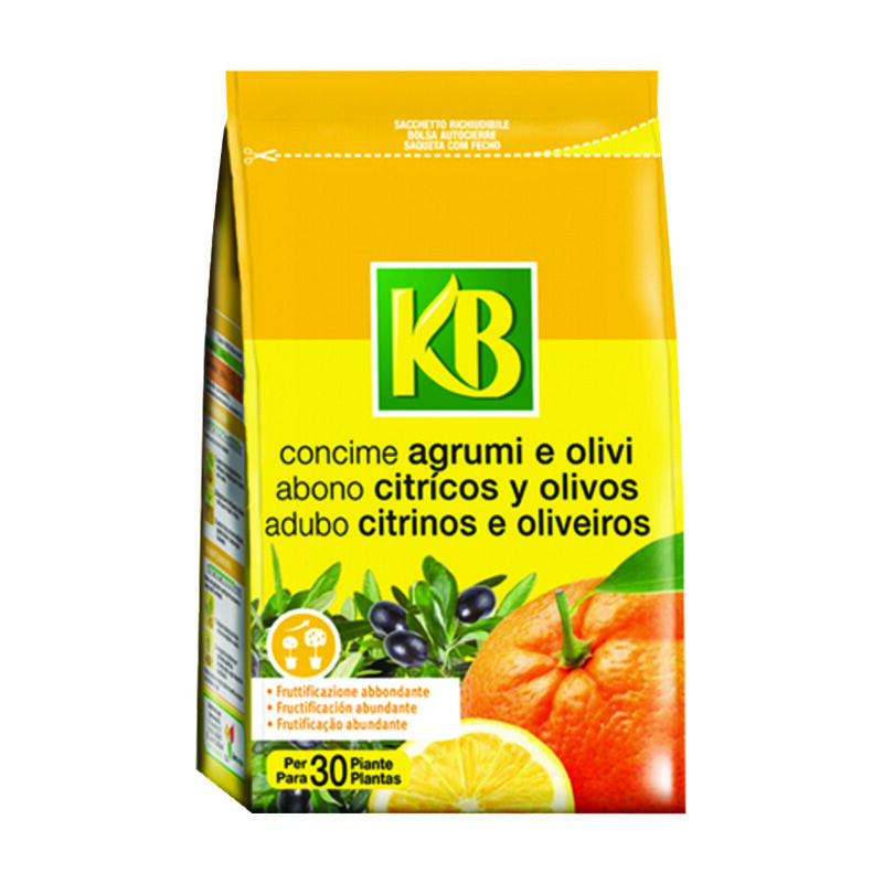 foto del prodotto kb concime granulare agrumi e olivi gr.800