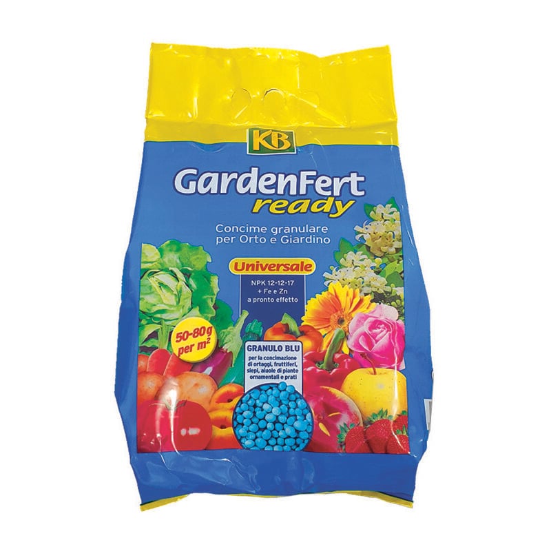 foto del prodotto kb concime granulare universale garden fert ready blu kg.5