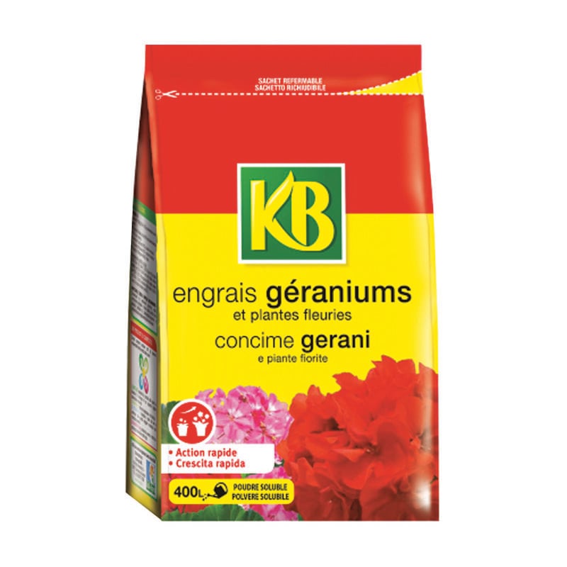 foto del prodotto kb concime in polvere idrosolubile gerani gr.800
