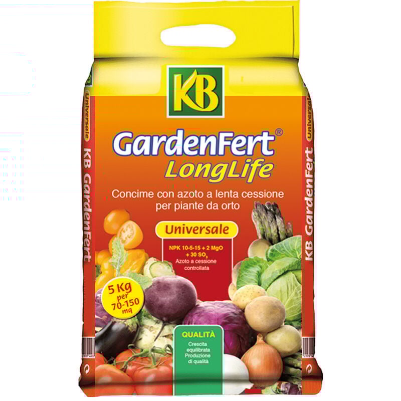 foto del prodotto kb concime universale garden fert long life 5kg a lenta cessione