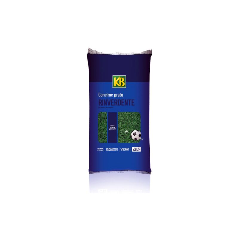 foto del prodotto kb evergreen rinverdente fe n s concime antimuschio con ferro per prato 5 kg