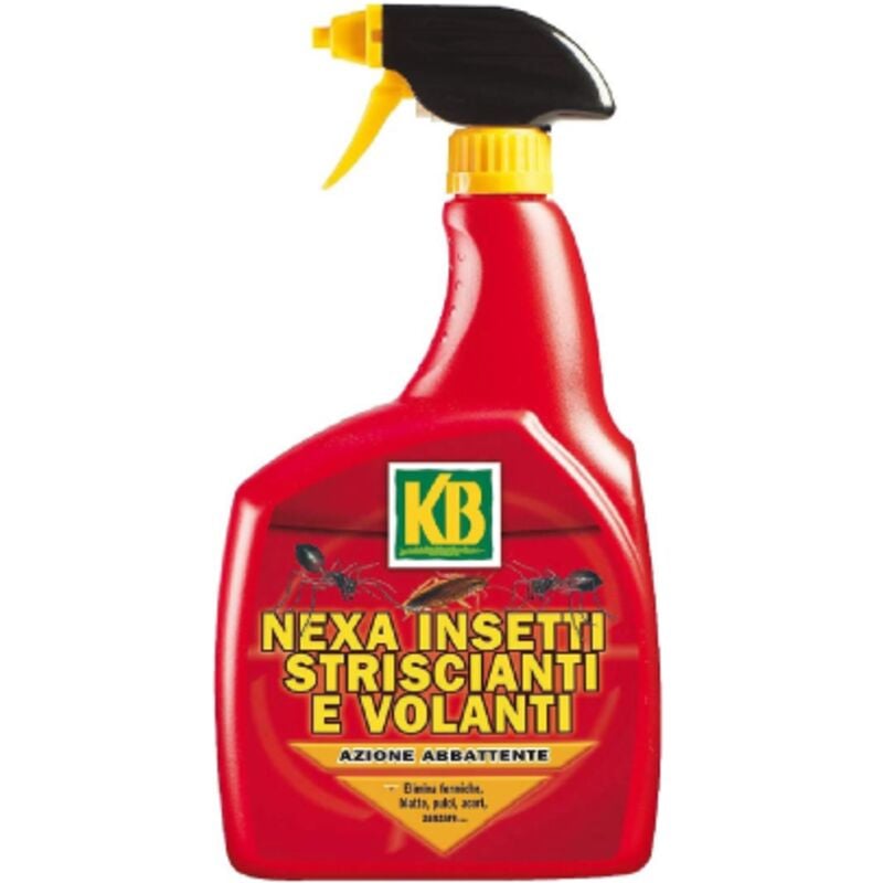 foto del prodotto kb nexa esca insetticida liquido concentrato spray 750 ml. per insetti volanti e striscianti