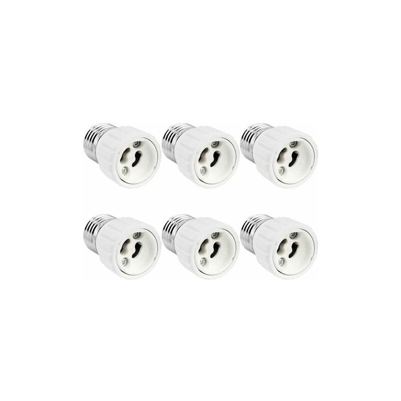 foto del prodotto kcvv adattatore base e27 a gu10, 0 250 v, max. 200 w convertitore base a vite e27 a base gu10 per lampadina led, alogena e lampada cfl, adattatore