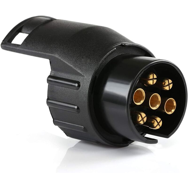foto del prodotto kcvv adattatore per spina del rimorchio, accessorio universale, adattatore impermeabile da 7 pin a 13 pin per rimorchio, compatibile con auto e