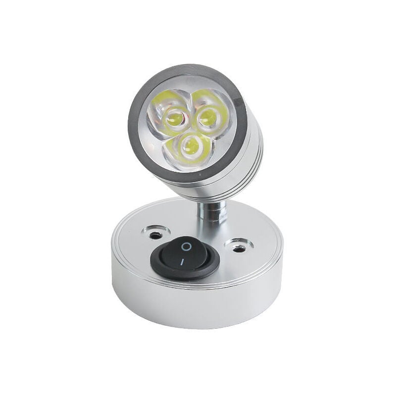 foto del prodotto kcvv - lampada da parete per camper 12v, luce per camper, lampada a led per yacht, faretto da soffitto per barche, lampada da parete, luce di lettura