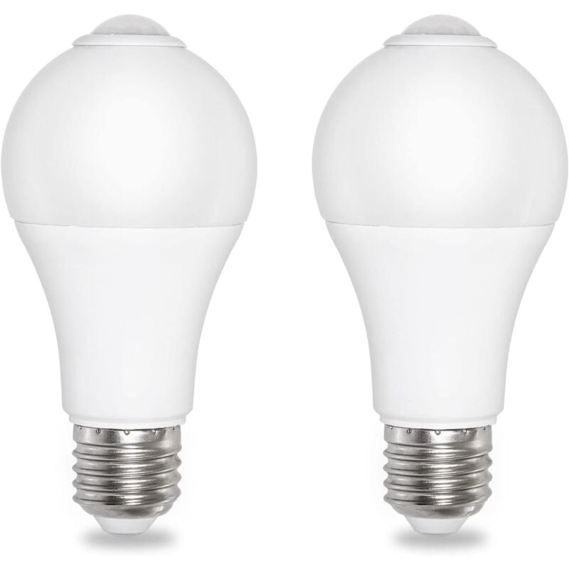 foto del prodotto kcvv lampadina con sensore crepuscolare e27, 12 w, bianco freddo 6000 k, 1000 lm, ac 230 v, 120 gradi, accensione spegnimento automatico, lampadina