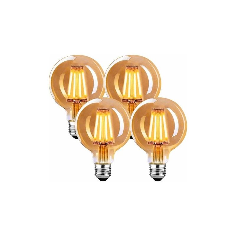 foto del prodotto kcvv lampadina led vintage e27, lampadina led vintage e27 4w g80, lampadina led vintage e27 bianco caldo 2700k, lampadina led vintage ideale per