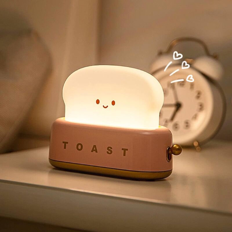 foto del prodotto kcvv luce notturna per bambini, lampada da comodino a led, luce notturna per bambini, luce notturna ricaricabile tramite usb, luce notturna per