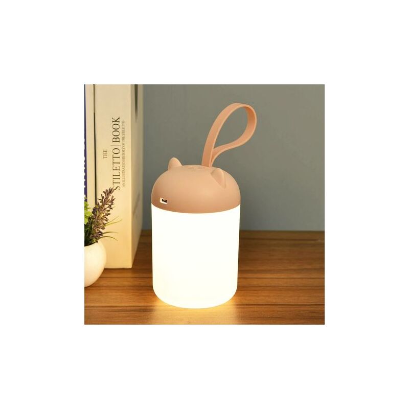 foto del prodotto kcvv luce notturna portatile per bambini lanterne lanterna da campeggio a batteria ricaricabile, 3000k, protezione per gli occhi, dimmerabile in