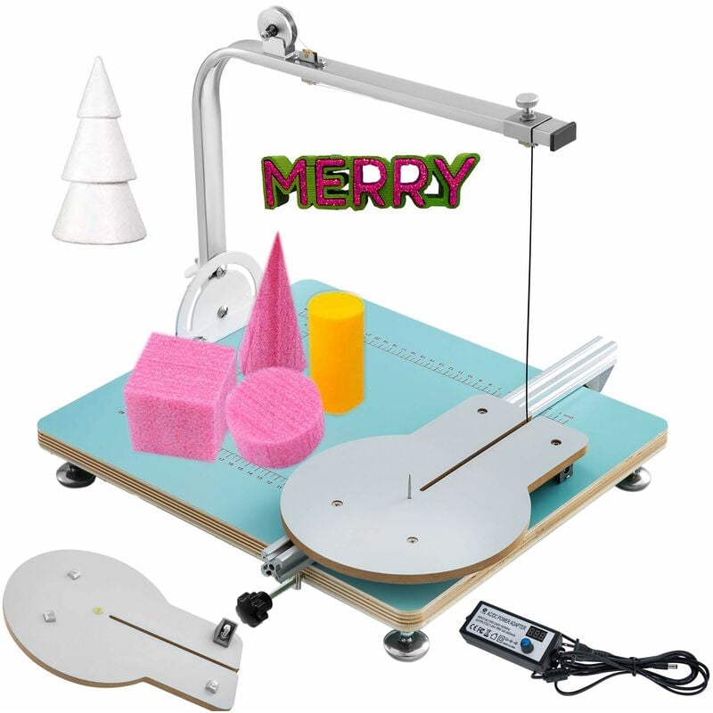 foto del prodotto kd6 macchina taglia polisterolo 20cm tagliatrice per modellare polisterolo 10 240v macchina a filo caldo elettrico asse in acciaio inossidabile