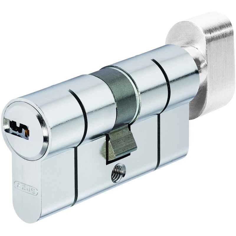 foto del prodotto kd6psn cilindro pomello z50 k50 mm bknn nichelato abus