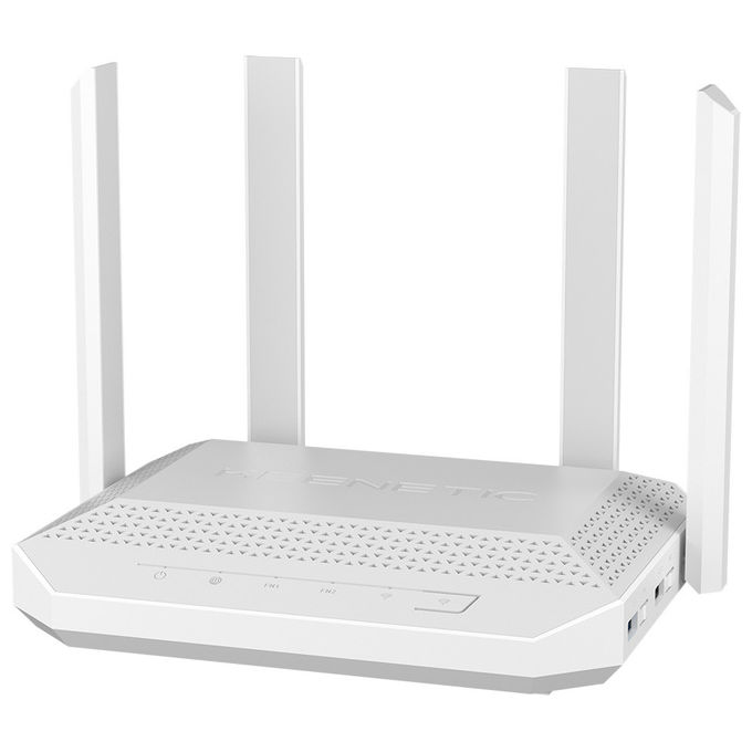 foto del prodotto keenetic hero router wi-fi 6 ax3000 dual-band mesh 4 porte gigabit bianco