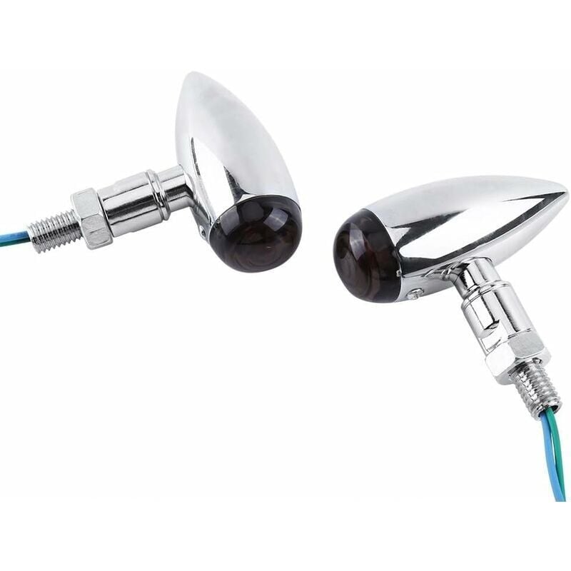 foto del prodotto keenso 2 pezzi moto bullet led indicatori di direzione ambra indicatore luce posteriore lampadina