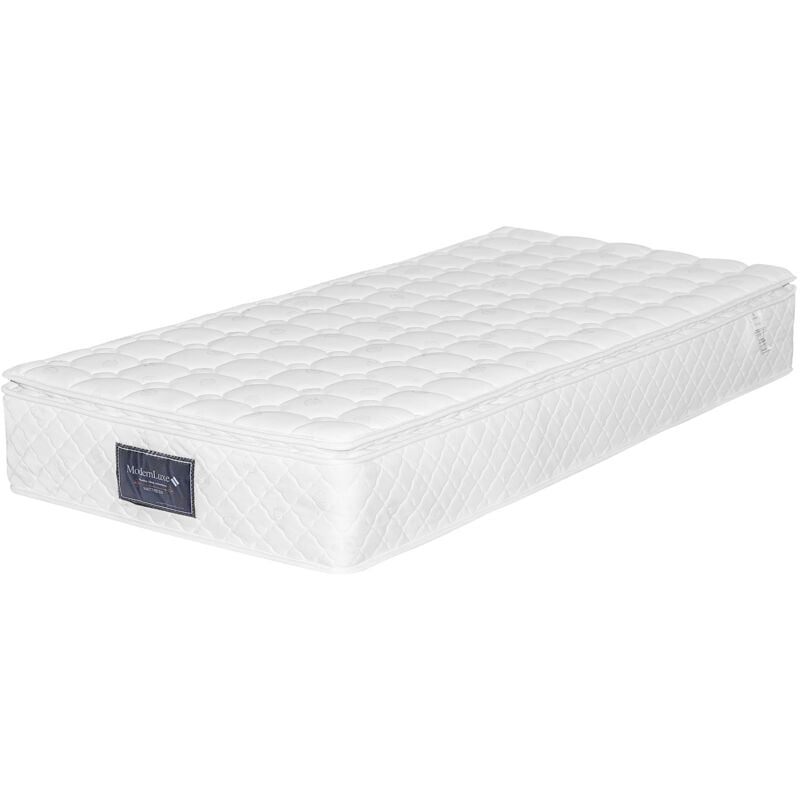 foto del prodotto keepbuying materasso a molle insacchettate 90x200, spessore 25 cm, rivestimento in microfibra, comfort 7 zone, antibatterico