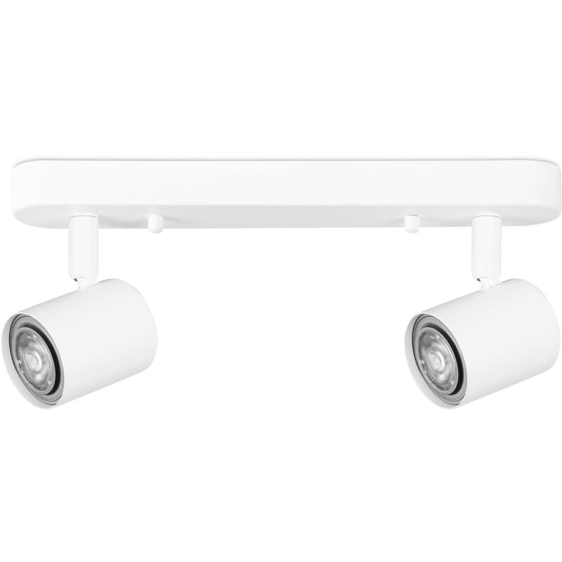 foto del prodotto keeper double proyector doble para boombilla gu10 en color blanco