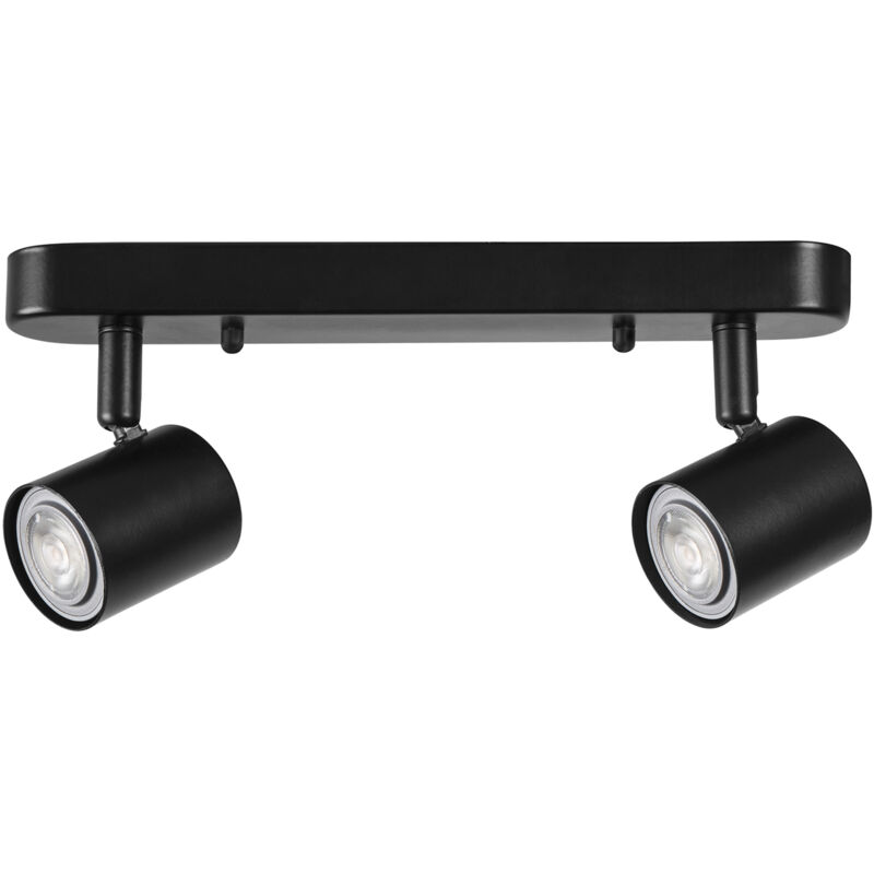 foto del prodotto keeper double proyector doble para boombilla gu10 en color negro