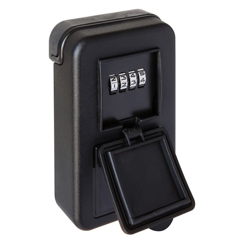 foto del prodotto keeper seg011 cassetta di sicurezza per chiavi da esterno con codice, cassaforte a muro per chiavi, scatola porta chiavi, serratura a codice arregui