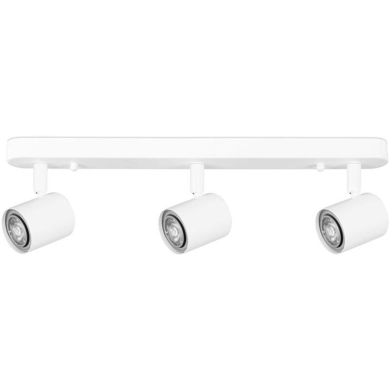 foto del prodotto keeper triplex proyector triple para bombillas gu10 en color blanco