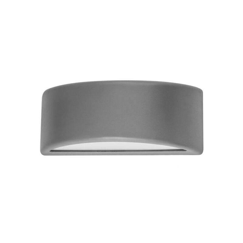foto del prodotto kefir applique da esterno 1xe27 grigio ip65 policarbonato 13,2x32x13 cm