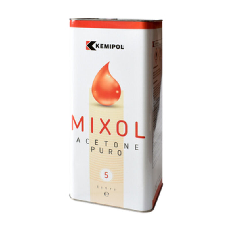 foto del prodotto kemipol acetone puro da lt.5. prezzo per 1 pezzo.