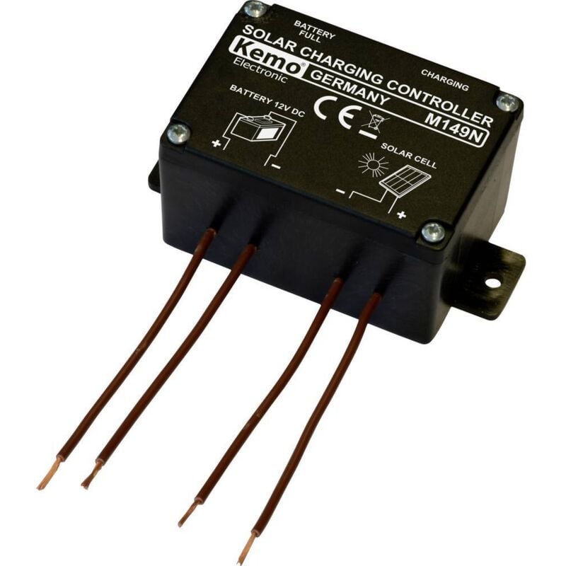 foto del prodotto kemo charging controller m149n regolatore di carica serie 12 v 10 a