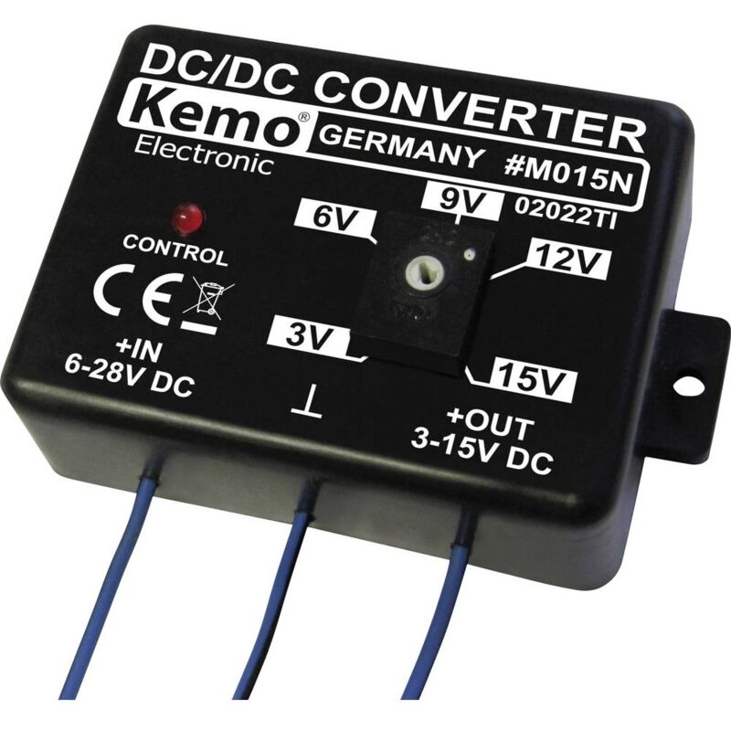 foto del prodotto kemo convertitore di tensione componente sfuso tensione ingresso range 6 28 v dc tensione uscita range 3 15 v