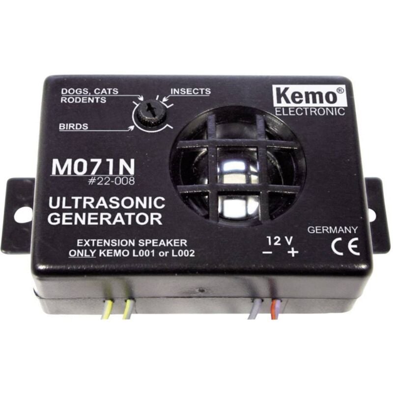 foto del prodotto kemo deterrente per animali nocivi ad ultrasuoni m071n