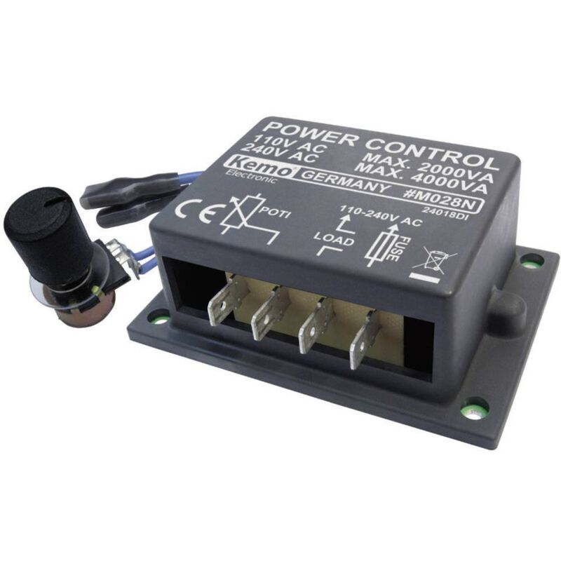 foto del prodotto kemo m028n regolatore di potenza componente sfuso 110 v ac, 230 v ac