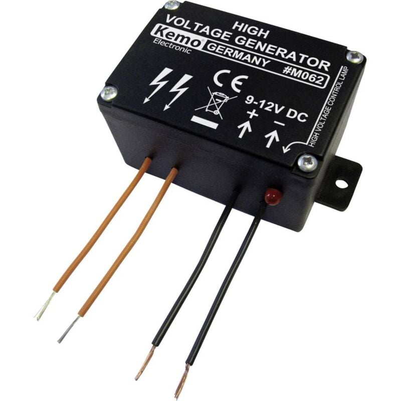 foto del prodotto kemo m062 mini generatore alta tensione componente sfuso 9 v dc, 12 v dc