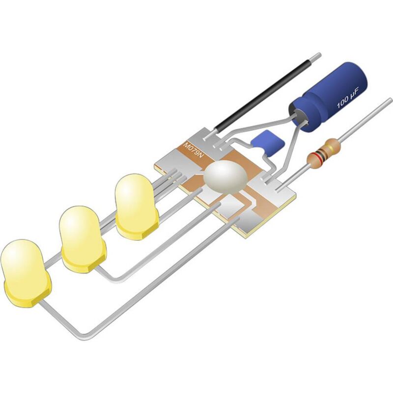 foto del prodotto kemo m079n luci a scorrimento in kit da montare modello kit modulo kit da costruire 3 v dc, 6 v dc