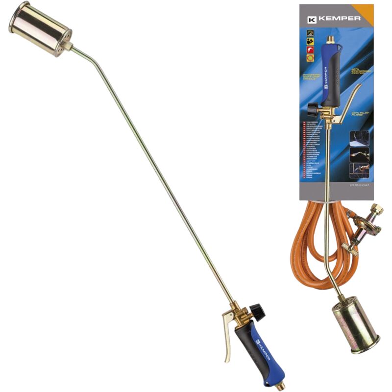 immagine 0 del prodotto kemper cannello bruciatore a leva con fiamma pilota e beccuccio 60 mm d60