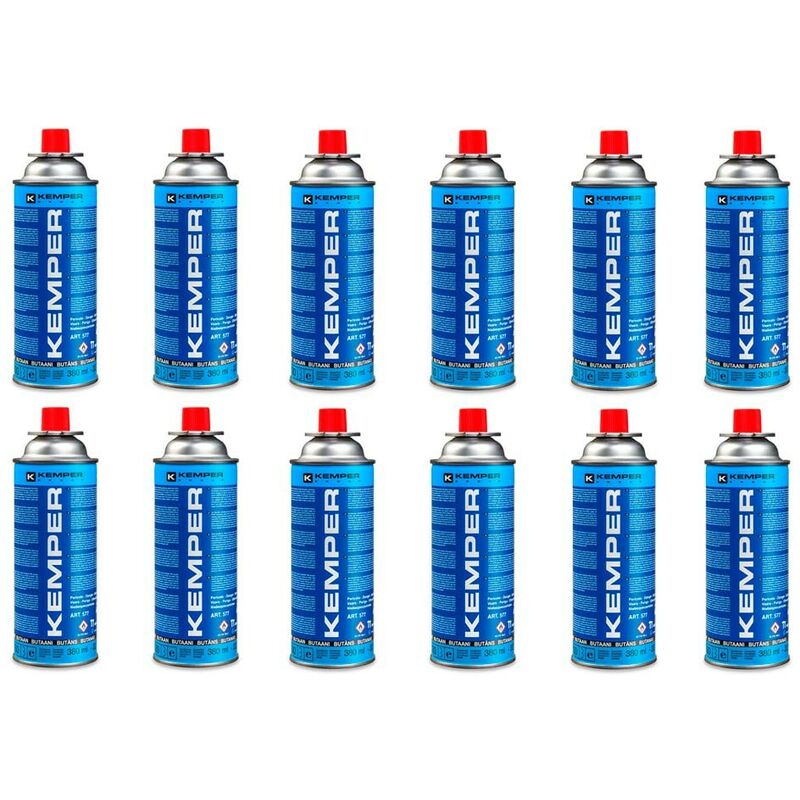 foto del prodotto kemper cartuccia gas butano da 227 gr confezione 12 cartucce