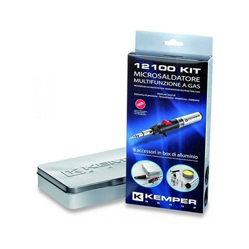 foto del prodotto kemper kit professionale micro saldatore a gas corpo trasparente ofsalgas