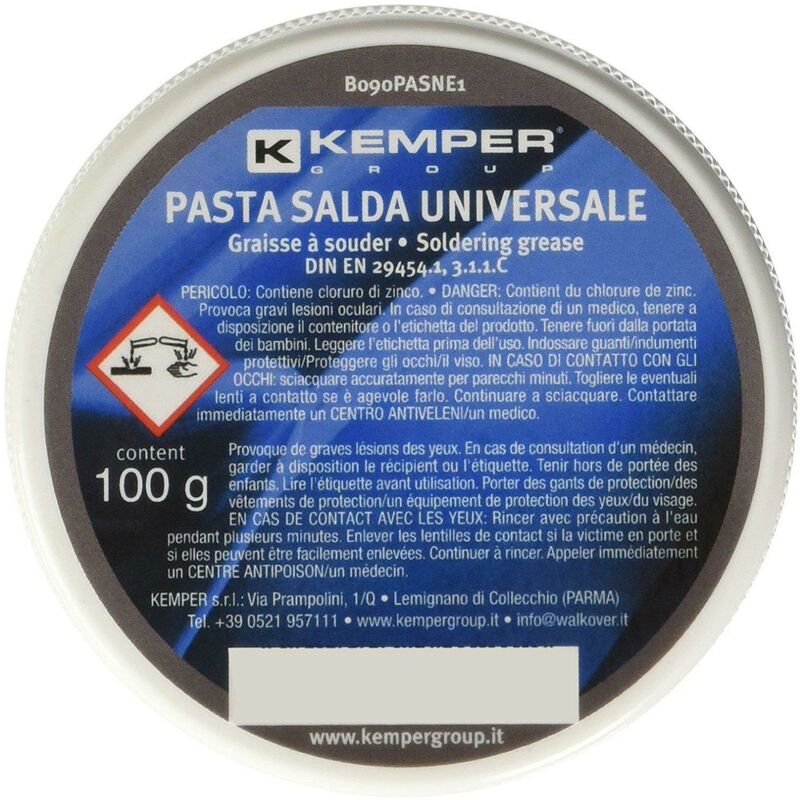 foto del prodotto kemper pasta salda gr.100 universale in blister neutra ofpastsal