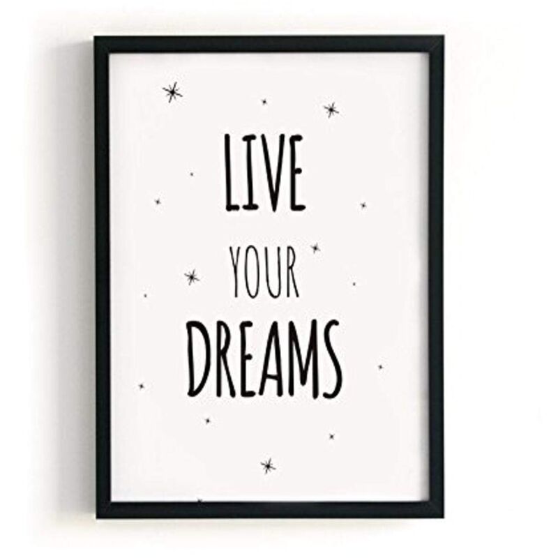 foto del prodotto kenay home pellicola dreams a4, carta, bianco nero, 210 x 297 mm