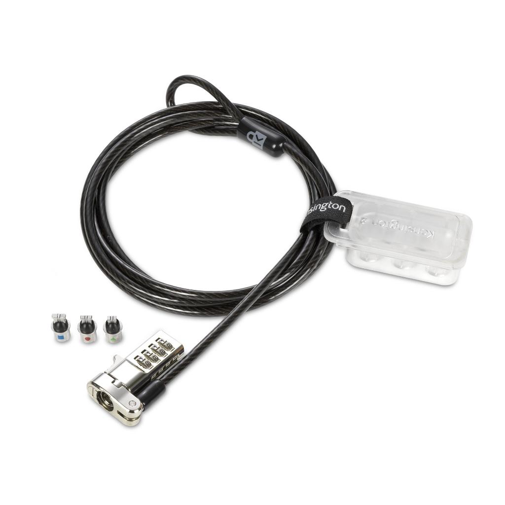 foto del prodotto kensington lucchetto per laptop universale 3 in 1 con combinazione