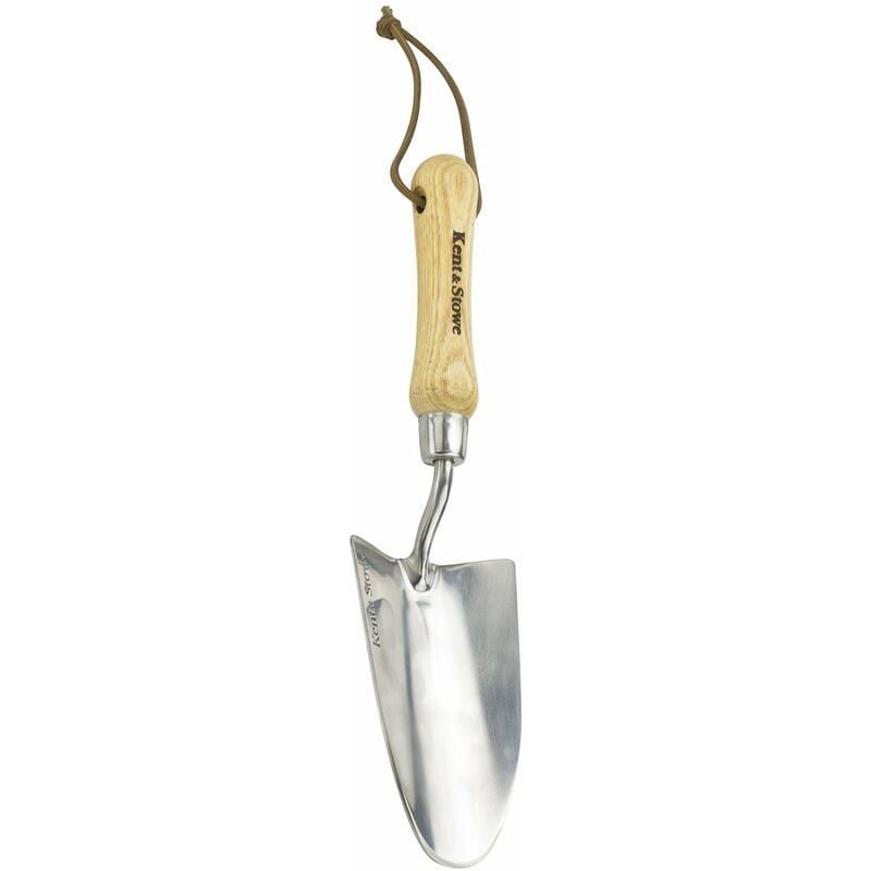 foto del prodotto kent stowe paletta da giardinaggio paletta giardino in acciaio inossidabile, paletta giardinaggio con manico in frassino, lunghezza 33,5 cm