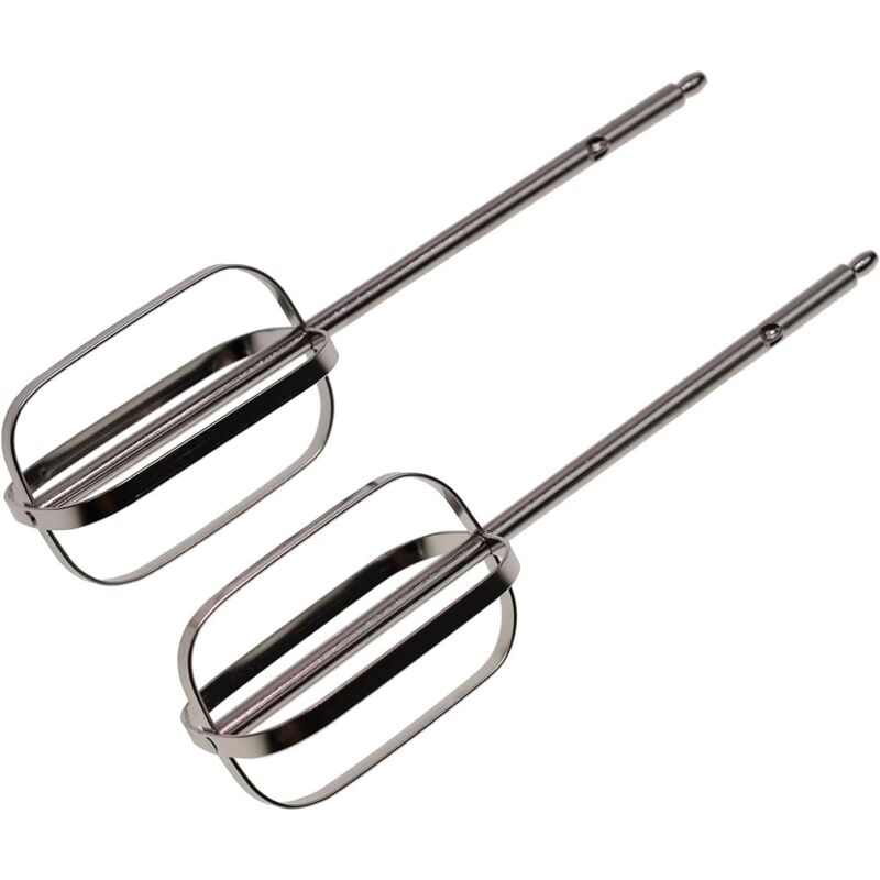 foto del prodotto kenwood 2x fruste sbattitore frullatore robot da cucina, compatibile con modello chefette lite serie hmp30, kw717421 originale, in acciaio
