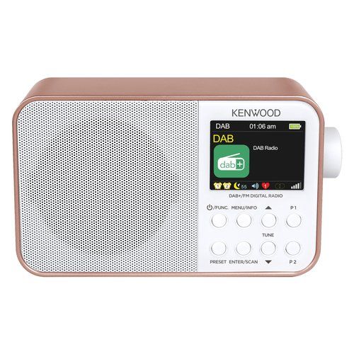 foto del prodotto kenwood cr m30dab r radio portatile digitale rose gold