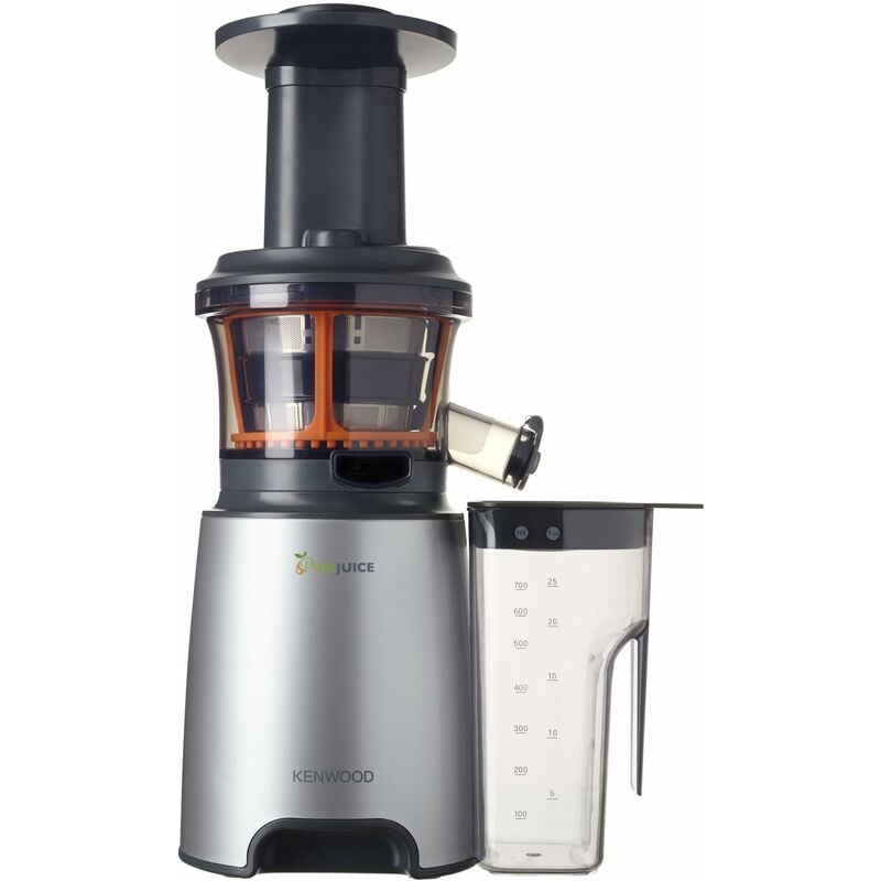 foto del prodotto kenwood jmp601si purejuice estrattore di succo a freddo, centrifuga slow juicer con accessorio sorbetto, 150 w, 1.3 litri, plastica, argento